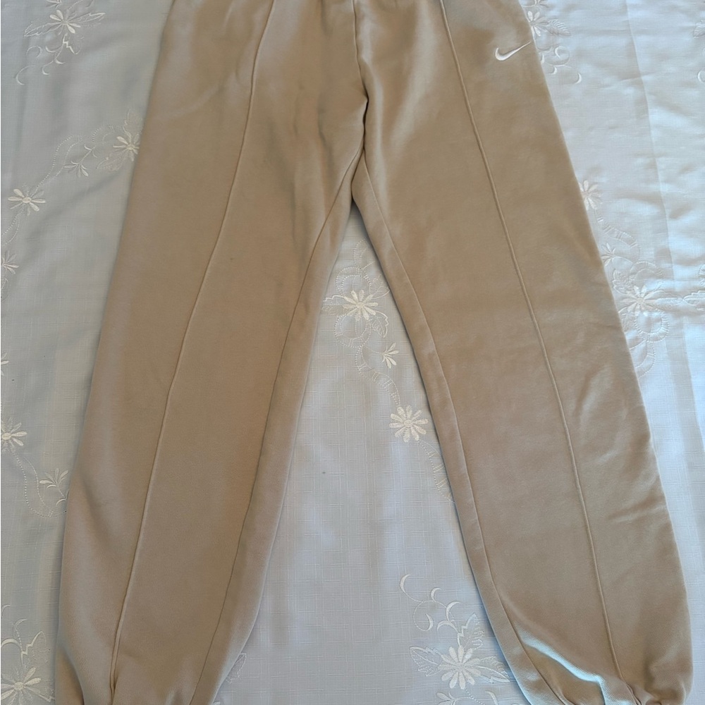 Nike Sportswear Fleece Beige Women’s Joggers